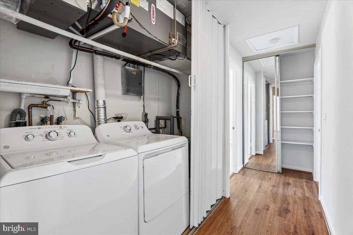 14515 Fiske Drive, Unit 160A Silver Spring, MD 20906 - Photo 9 of 20 a utility room with dryer and washer
