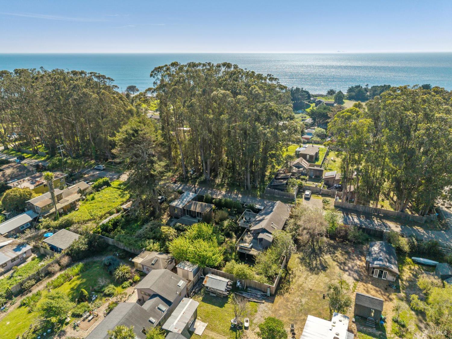 180 Maple Road Bolinas, CA 94924 - Photo 89 of 99 Aerial view showing the nearby coast
