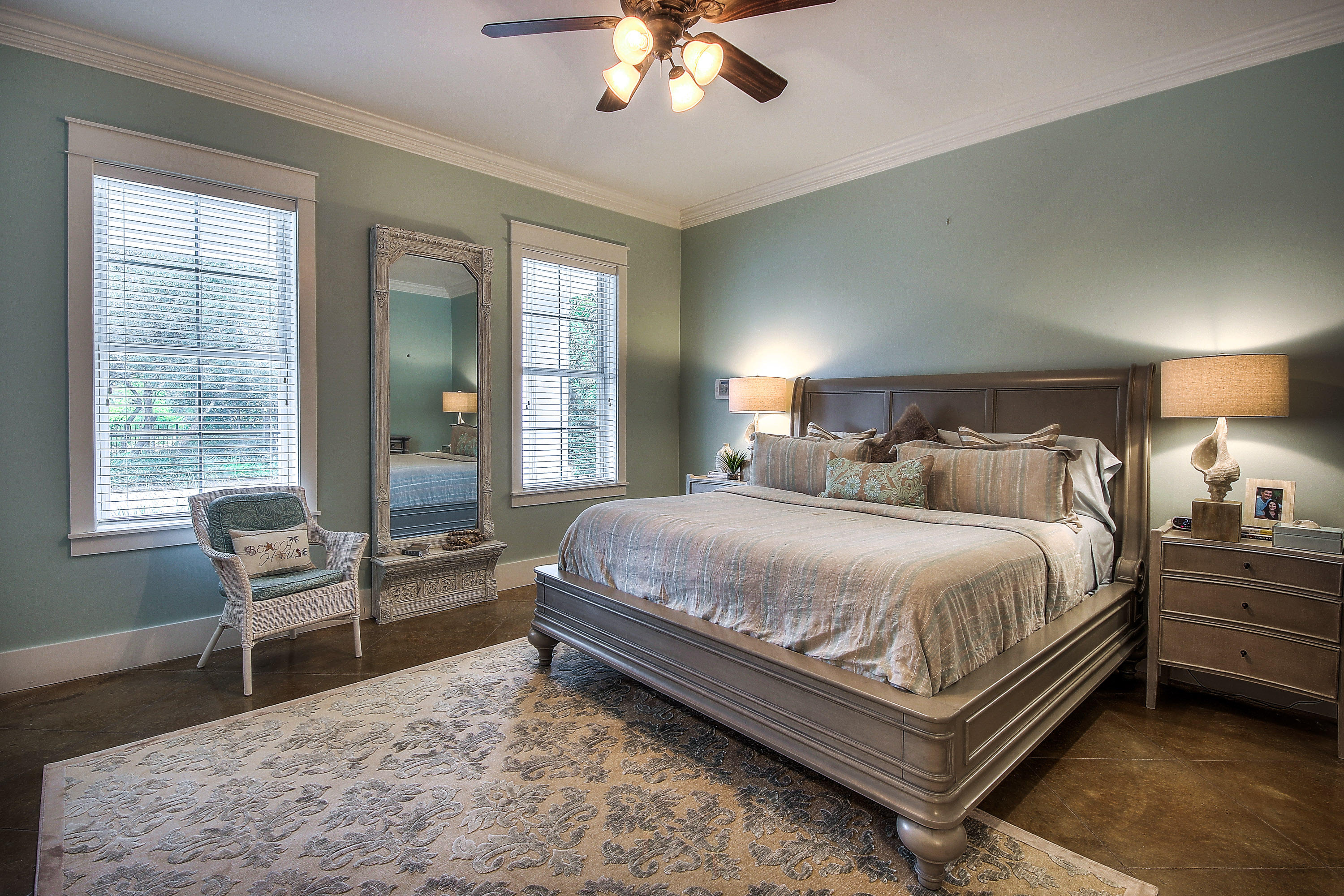 44 Brenda Lane Inlet Beach, FL 32461 - Photo 14 of 39 a spacious bedroom with a bed and chair