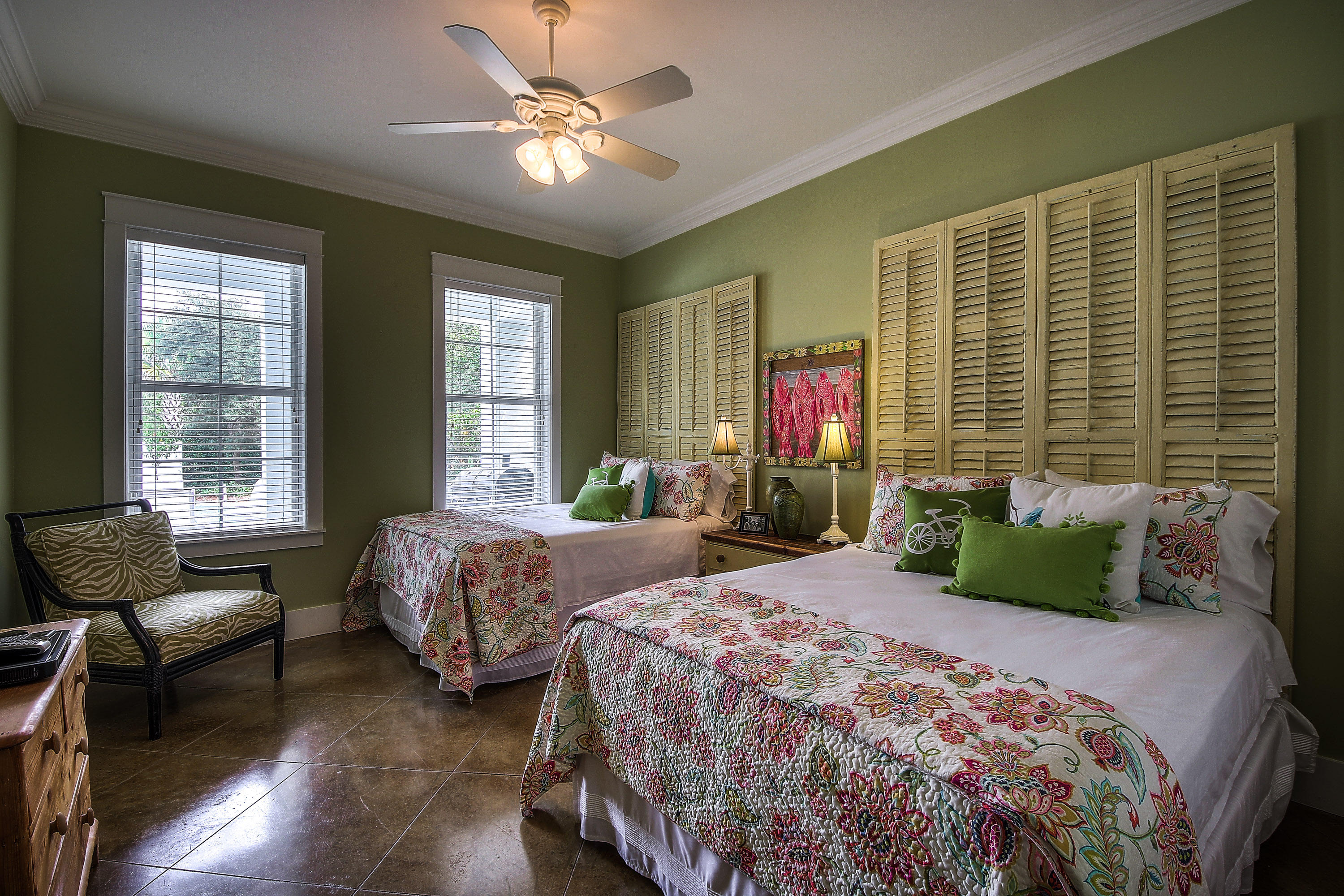 44 Brenda Lane Inlet Beach, FL 32461 - Photo 28 of 39 a bedroom with two beds and windows