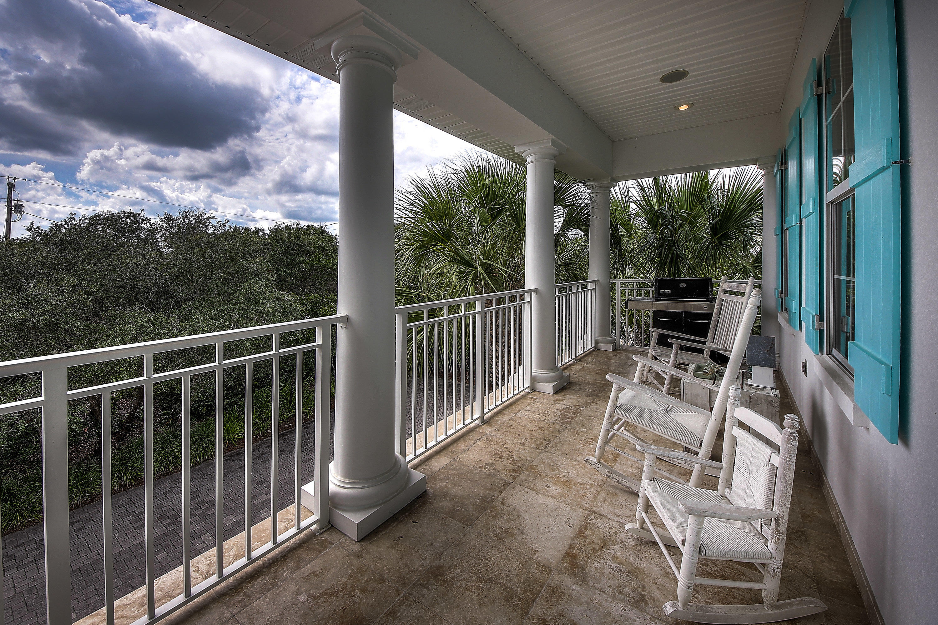 44 Brenda Lane Inlet Beach, FL 32461 - Photo 39 of 39 a view of balcony with furniture