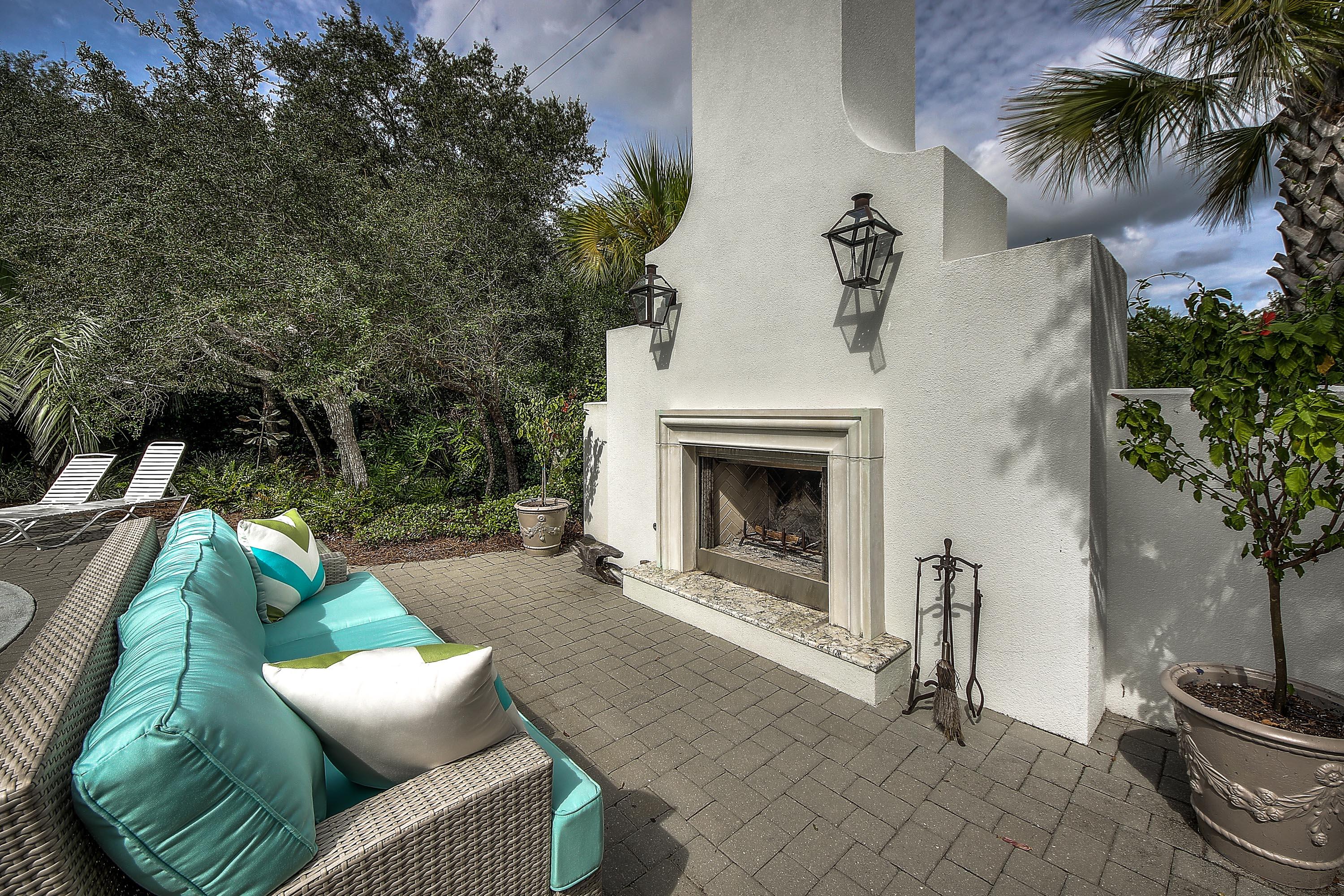 44 Brenda Lane Inlet Beach, FL 32461 - Photo 4 of 39 a view of a livingroom with furniture and a fire pit