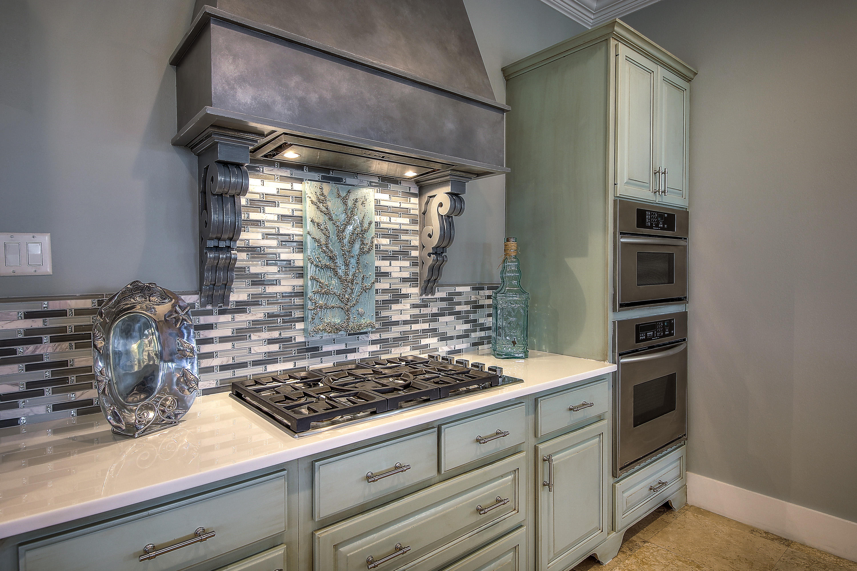44 Brenda Lane Inlet Beach, FL 32461 - Photo 8 of 39 a kitchen with a stove and a refrigerator