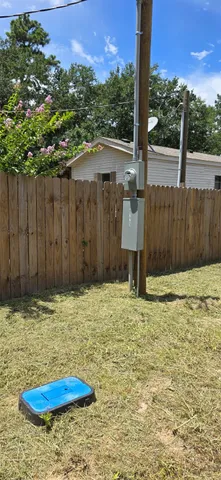a backyard of a house