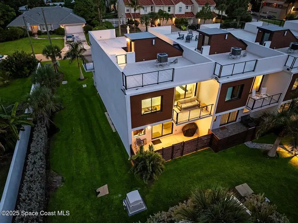 a view of city and ocean