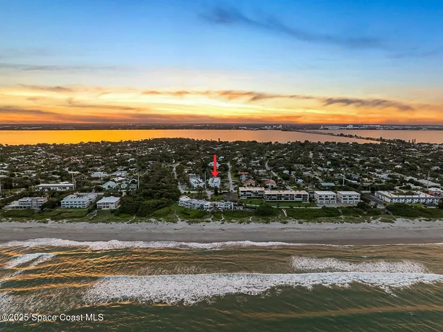 a view of a ocean from a city