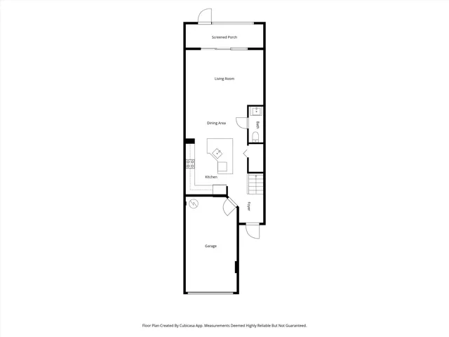 a picture of a room with a door