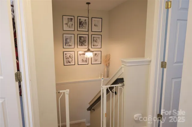 a view of front door of house