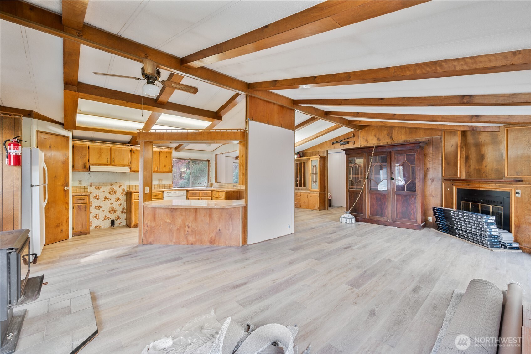 8908 Northeast Etna Road Woodland, WA 98674 - Photo 8 of 37 a view of empty room with wooden floor