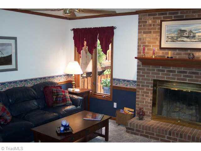 2008 Winding Ridge Road Winston-Salem, NC 27127 - Photo 4 of 9 Other. Living room with gas log fireplace
