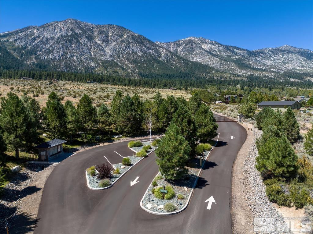 87 Five Creek Road Gardnerville, NV 89460 - Photo 4 of 40 an aerial view of a house with mountain view