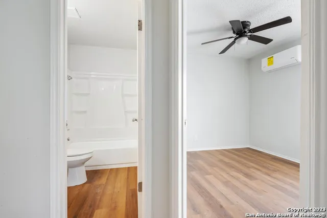 a bathroom with a toilet