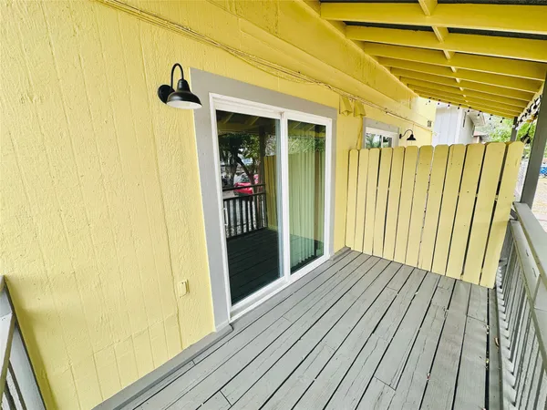 a view of front door