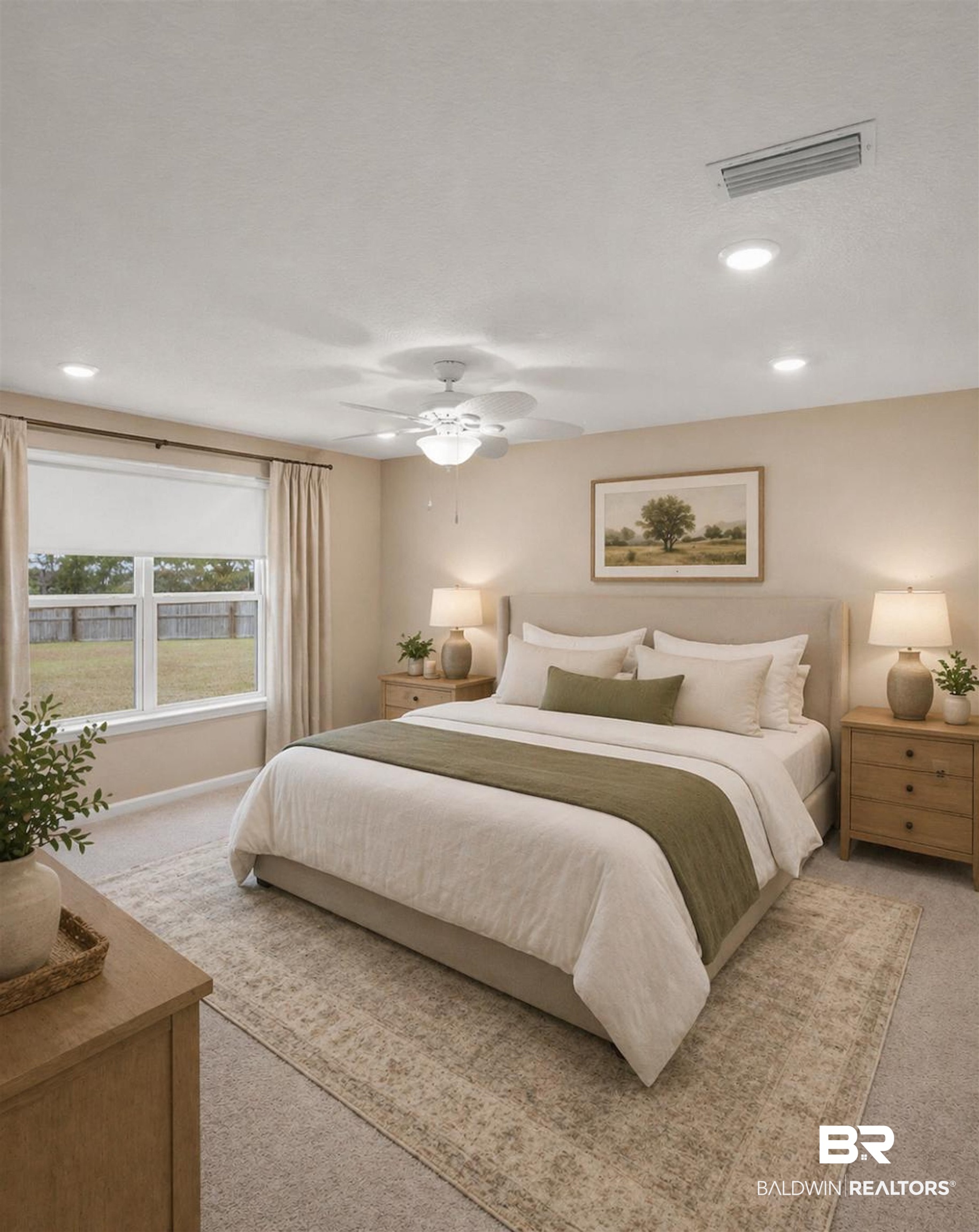 8294 Irwin Loop Daphne, AL 36526 - Photo 13 of 29 Bright bedroom featuring light-colored carpeting and a large window providing outdoor illumination