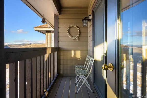 a view of a balcony