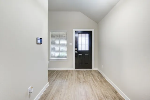 a view of wooden floor in a room