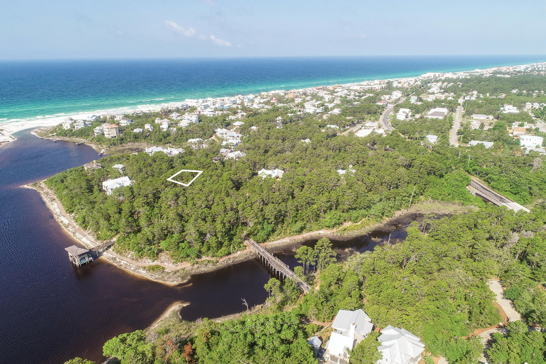 8-1 Cedar Post Road Santa Rosa Beach, FL 32459 - Photo 7 of 13 a view of an outdoor space and a lake view