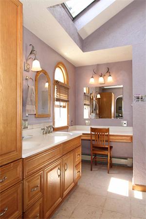 160 Middle Road Southborough, MA 01772 - Photo 17 of 28 a spacious bathroom with a double vanity sink and a mirror