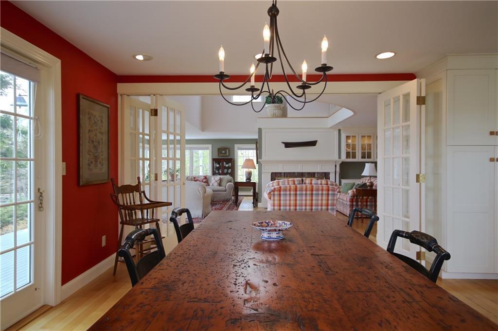 160 Spruce Point Road Yarmouth, ME 04096 - Photo 22 of 40 Dining room is open onto the living...