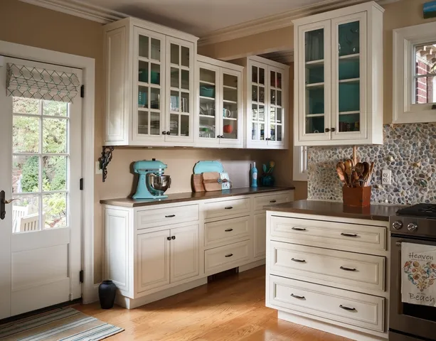 a view of a patio with a table and chairs