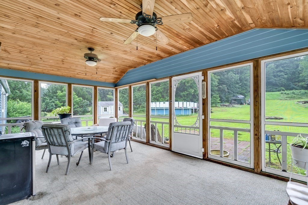 184 West Acton Road Stow, MA 01775 - Photo 23 of 35 a dining room with furniture water view and balcony