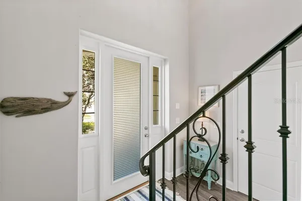 a view of an entryway