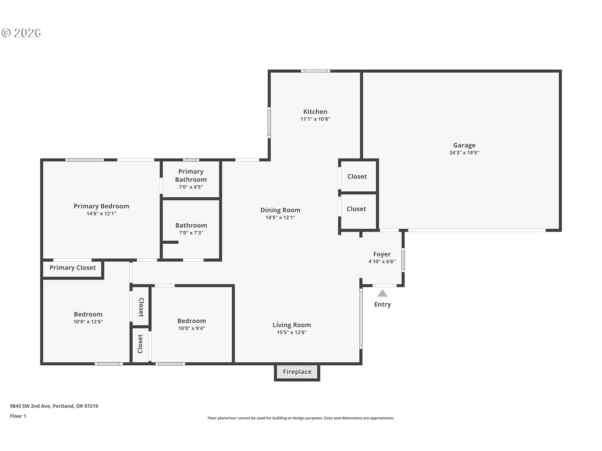 9843 Southwest 2nd Avenue Portland, OR 97219 - Photo 38 of 38 a picture of a floor plan