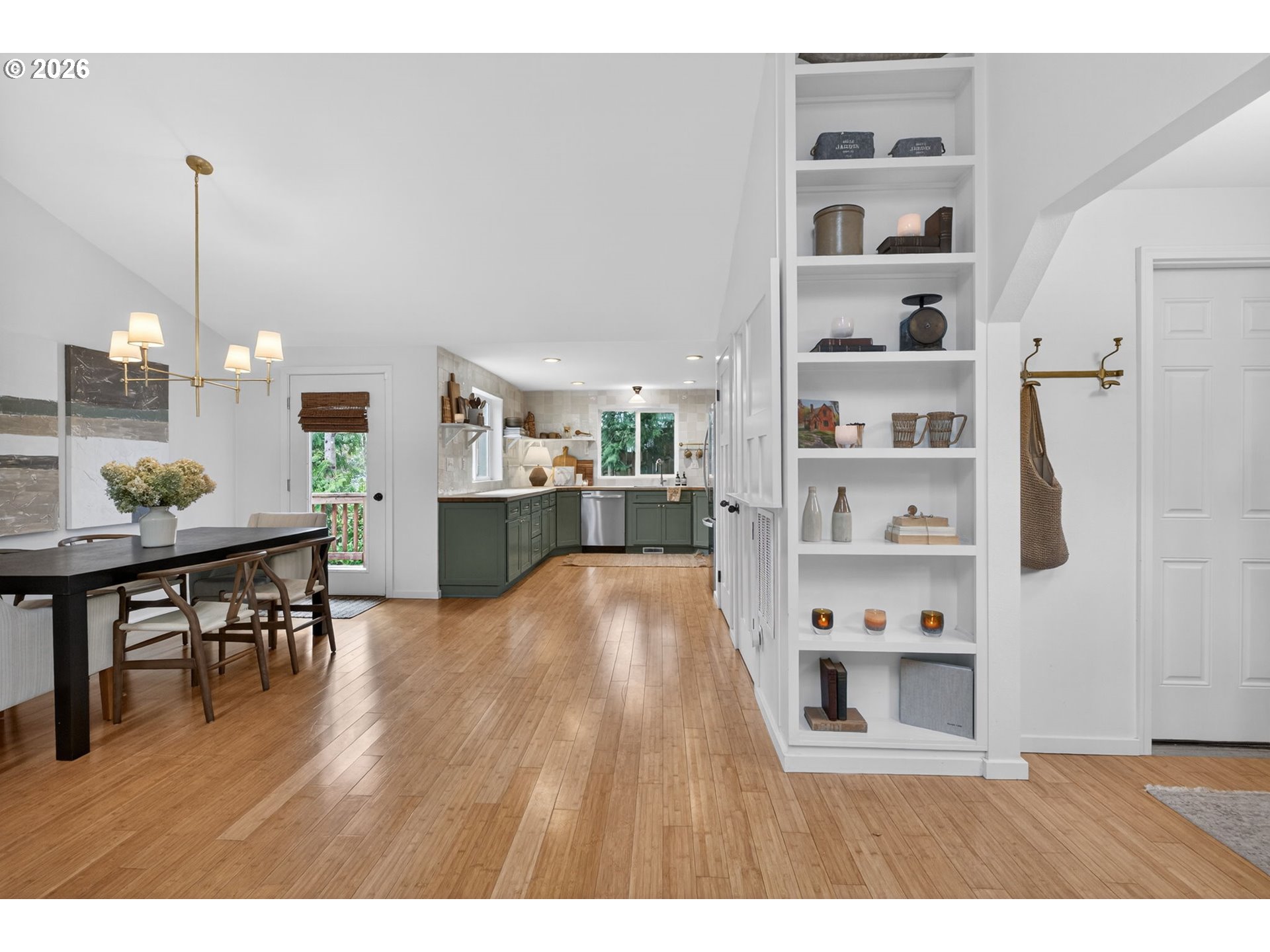 9843 Southwest 2nd Avenue Portland, OR 97219 - Photo 8 of 38 a living room with furniture and a wooden floor