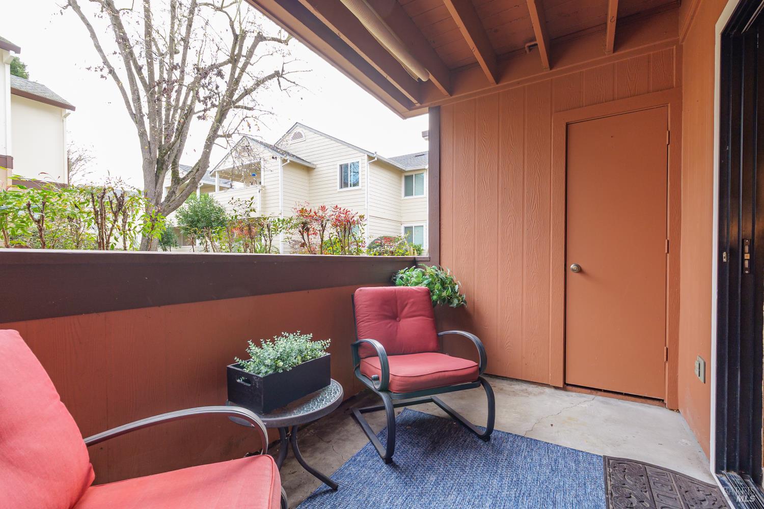 8201 Camino Colegio, Unit 123 Rohnert Park, CA 94928 - Photo 19 of 21 Lovely covered patio with large storage closet. Sunshade included.