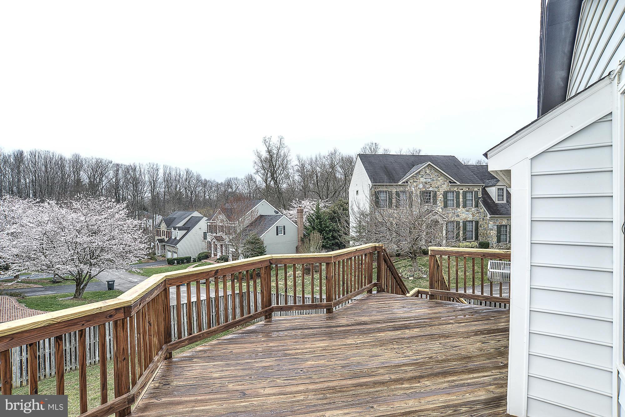 8747 Center Road Springfield, VA 22152 - Photo 26 of 30 a view of a houses from a balcony
