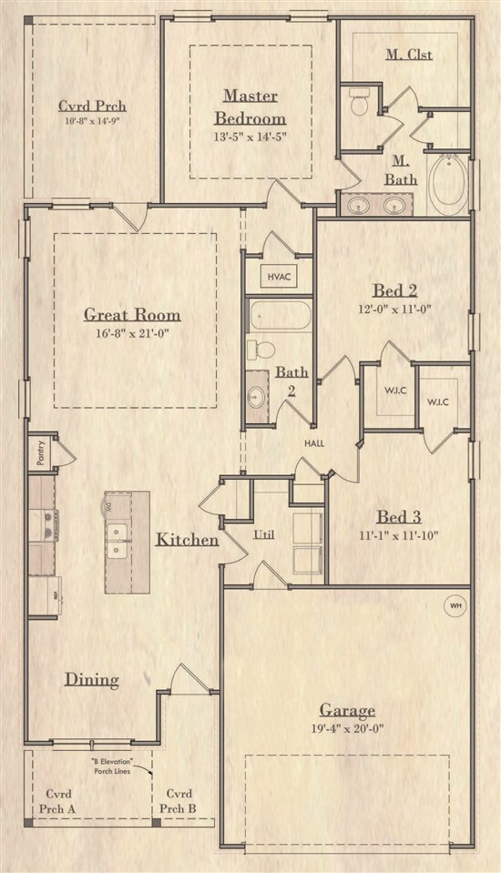 16440 Prado Loop Loxley, AL 36551 - Photo 10 of 11 Floor Plan