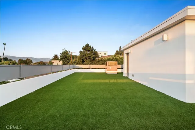 a view of grassy field with outdoor space