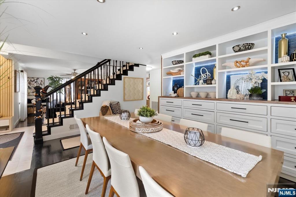 338 South Van Dien Avenue Ridgewood, NJ 07450 - Photo 9 of 33 a view of a dining room with furniture and wooden floor