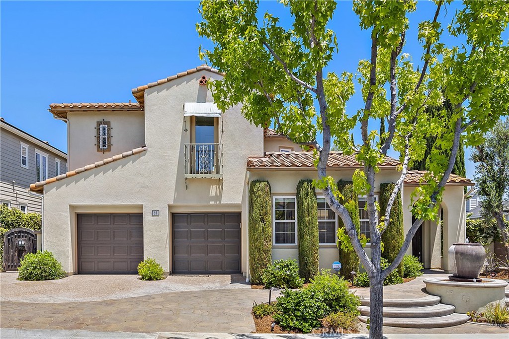 front view of a house with a street