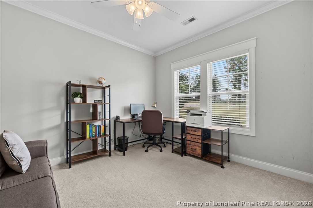 650 Cromwell Court Carthage, NC 28327 - Photo 26 of 39 a view of a workspace with furniture and a window
