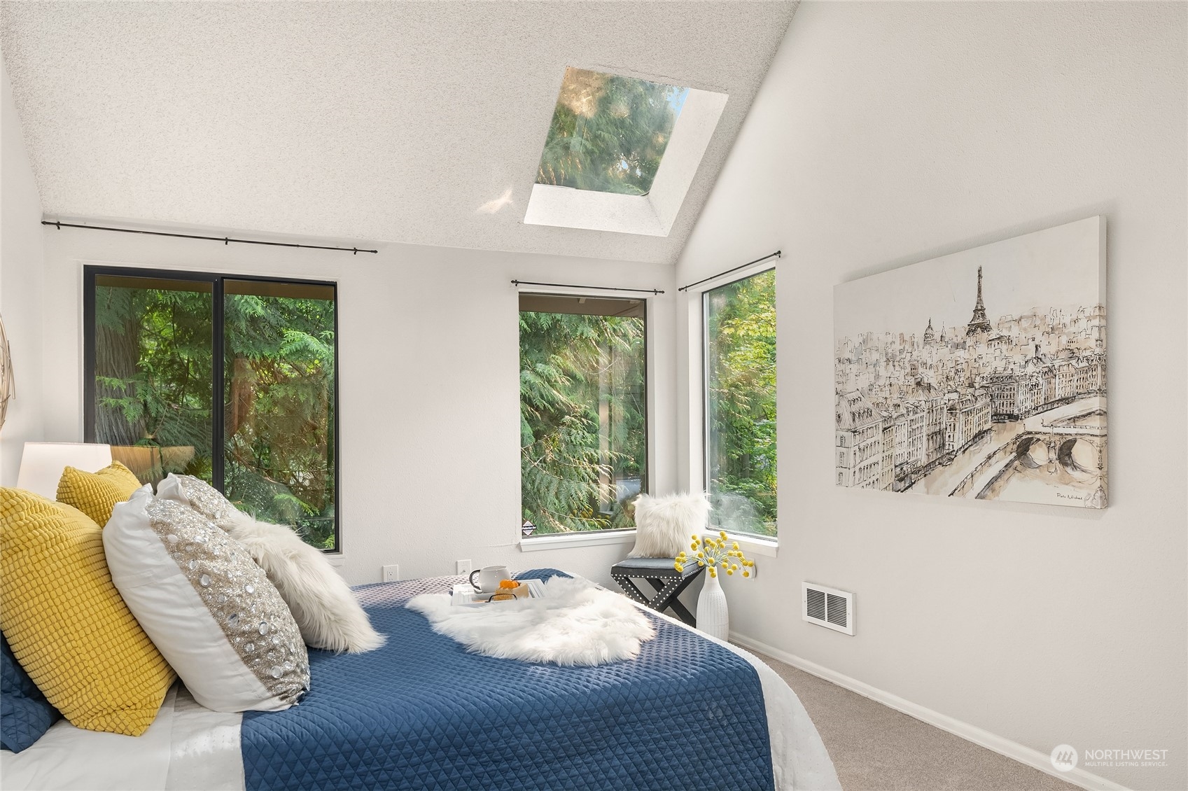 1555 Union Avenue Northeast, Unit 57 Renton, WA 98059 - Photo 20 of 28 a bedroom with furniture and a large window