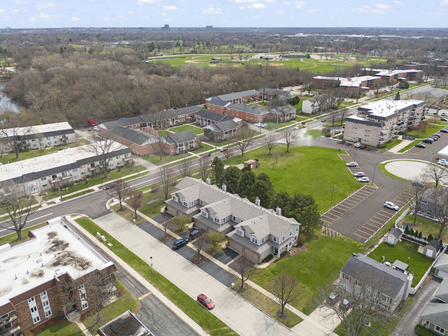 1728 Pershing Avenue, Unit 3 Wheaton, IL 60189 - Photo 32 of 32 an aerial view of a house with a ocean view