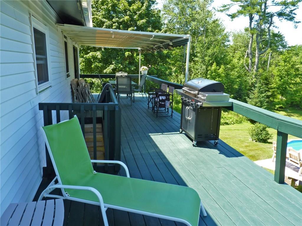 1081 Shore Road Lamoine, ME 04605 - Photo 6 of 35 Back deck offers great view of yard.