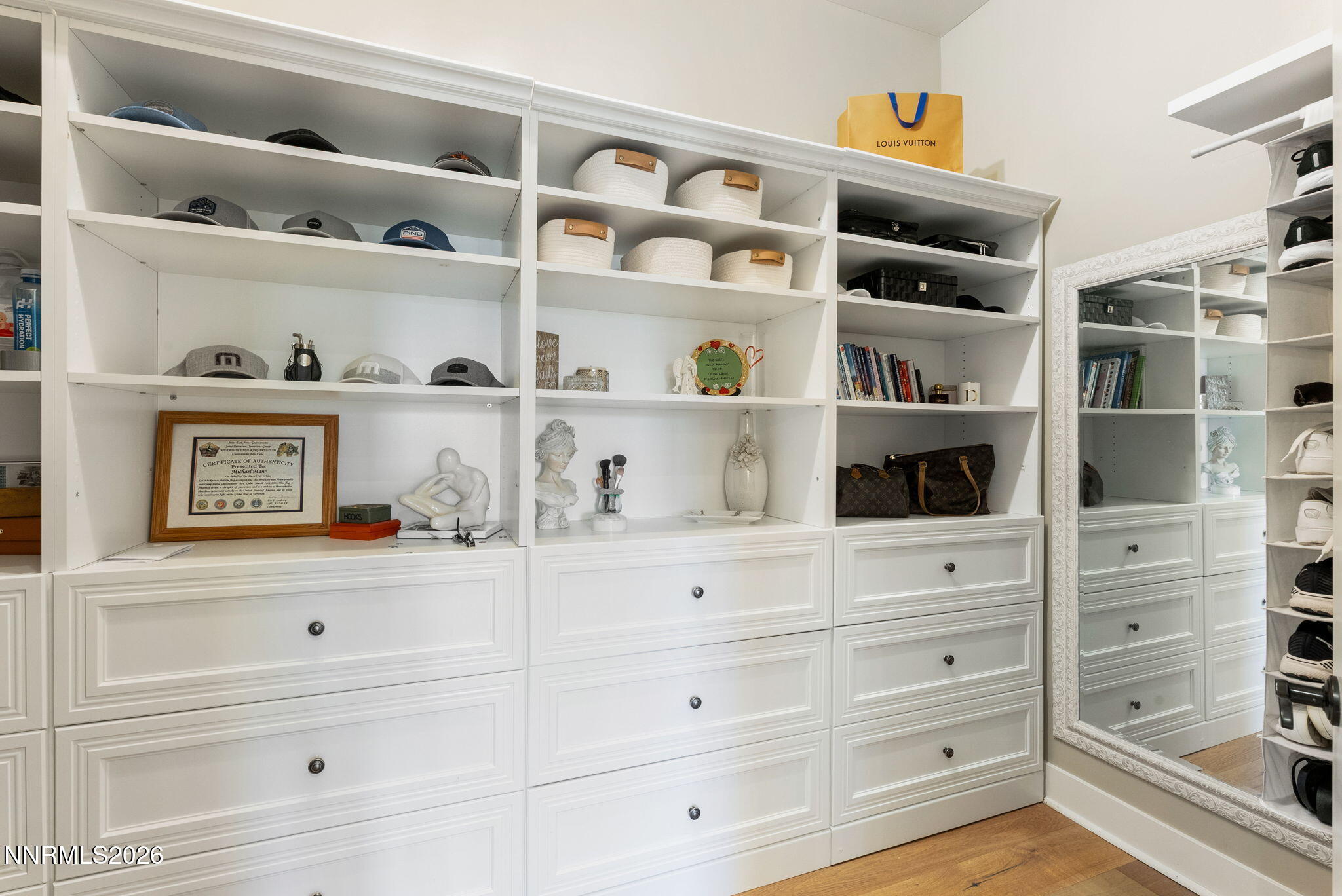 2955 Saddle Peak Drive Reno, NV 89521 - Photo 20 of 38 a view of wooden closet with racks