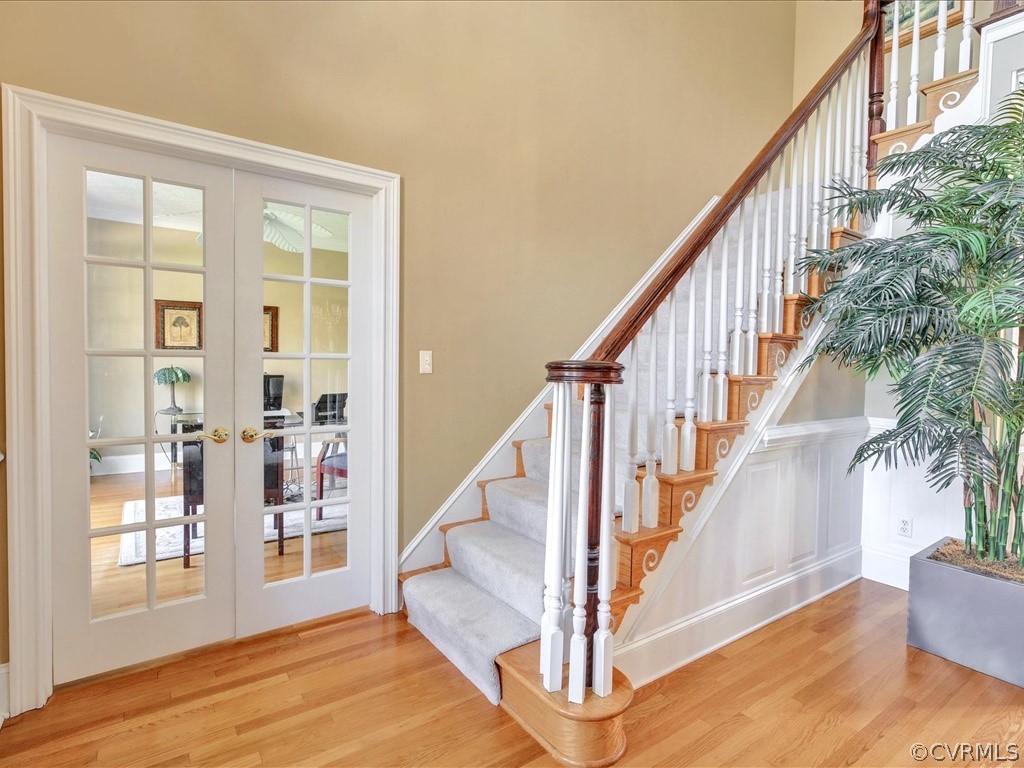 13711 Beechwood Point Road Midlothian, VA 23112 - Photo 4 of 49 a view of entryway and hall with wooden floor