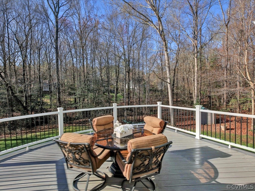 13711 Beechwood Point Road Midlothian, VA 23112 - Photo 41 of 49 a view of a roof deck with furniture