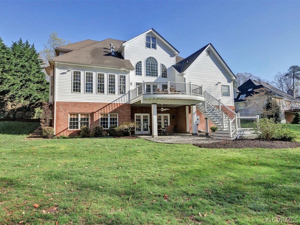 13711 Beechwood Point Road Midlothian, VA 23112 - Photo 45 of 49 a view of house with garden and tall trees