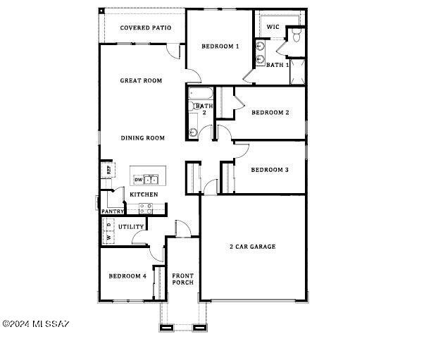 4877 South Avenida De Raspa Tucson, AZ 85746 - Photo 20 of 20 H40E Elgin Roadrunner Floorplan - MLS