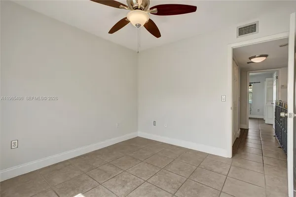 a view of an empty room