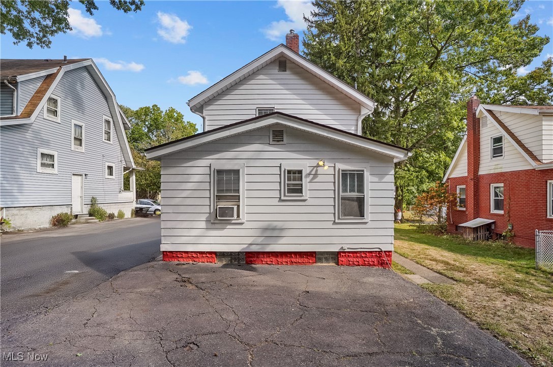 630 Ranney Street Akron, OH 44310 - Photo 27 of 33 Back of the house from the detached 2-car garage.