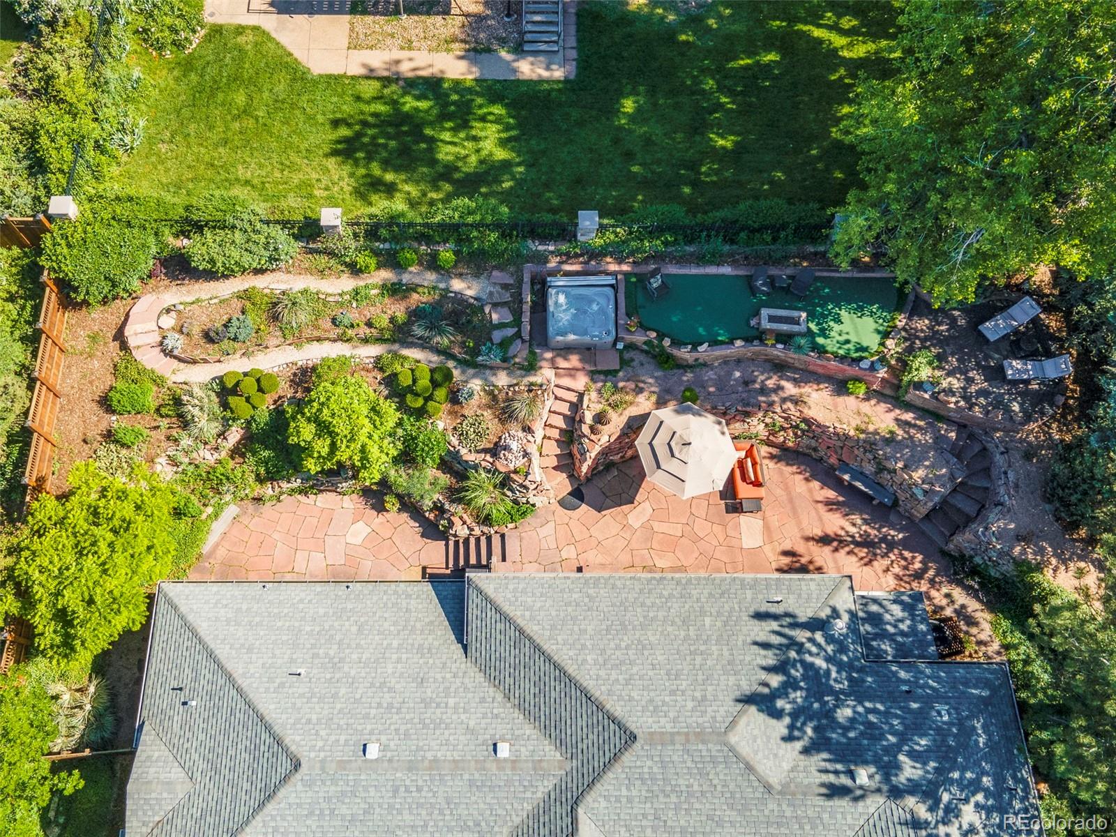 3816 Cloverleaf Drive Boulder, CO 80304 - Photo 31 of 35 an aerial view of a house with a yard