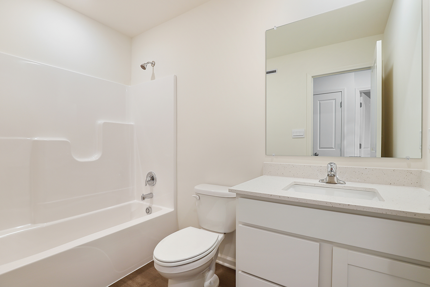 8746 Clover Lane St. John, IN 46373 - Photo 28 of 31 a bathroom with a sink toilet and shower