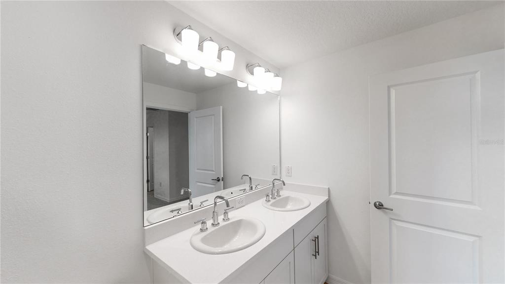 2415 Paravane Way Wesley Chapel, FL 33543 - Photo 11 of 23 a bathroom with a sink and a mirror