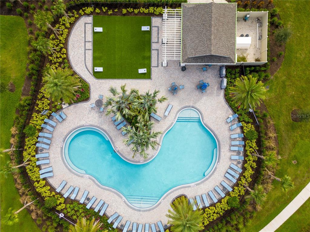 2415 Paravane Way Wesley Chapel, FL 33543 - Photo 18 of 23 an aerial view of a swimming pool
