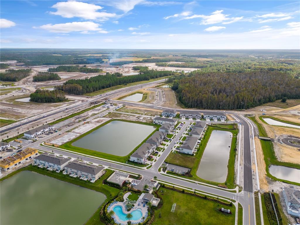 2415 Paravane Way Wesley Chapel, FL 33543 - Photo 2 of 23 an aerial view of a house with a ocean view
